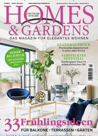 Titelbild der Ausgabe 2/2022 von Homes & Gardens. Diese Zeitschrift und viele weitere Gartenzeitschriften und Wohnzeitschriften als Abo oder epaper bei United Kiosk online kaufen.