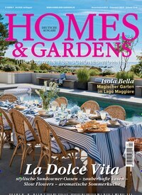 Titelbild der Ausgabe 4/2025 von Homes & Gardens. Diese Zeitschrift und viele weitere Gartenzeitschriften und Wohnzeitschriften als Abo oder epaper bei United Kiosk online kaufen.