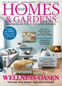 Titelbild der Ausgabe 5/2021 von Homes & Gardens. Diese Zeitschrift und viele weitere Gartenzeitschriften und Wohnzeitschriften als Abo oder epaper bei United Kiosk online kaufen.