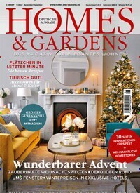 Titelbild der Ausgabe 6/2022 von Homes & Gardens. Diese Zeitschrift und viele weitere Gartenzeitschriften und Wohnzeitschriften als Abo oder epaper bei United Kiosk online kaufen.