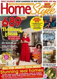 Titelbild der Ausgabe 4/2026 von HomeStyle. Diese Zeitschrift und viele weitere Gartenzeitschriften und Wohnzeitschriften als Abo oder epaper bei United Kiosk online kaufen.