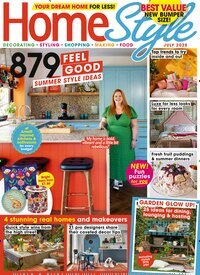Titelbild der Ausgabe 7/2025 von HomeStyle. Diese Zeitschrift und viele weitere Gartenzeitschriften und Wohnzeitschriften als Abo oder epaper bei United Kiosk online kaufen.
