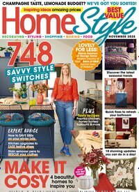 Titelbild der Ausgabe 11/2025 von HomeStyle. Diese Zeitschrift und viele weitere Gartenzeitschriften und Wohnzeitschriften als Abo oder epaper bei United Kiosk online kaufen.