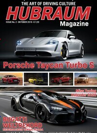 Titelbild der Ausgabe 2/2019 von Hubraum Magazine. Diese Zeitschrift und viele weitere Automagazine und Motorradzeitschriften als Abo oder epaper bei United Kiosk online kaufen.