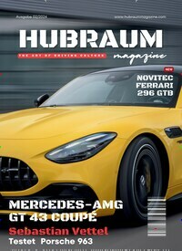 Titelbild der Ausgabe 2/2024 von Hubraum Magazine. Diese Zeitschrift und viele weitere Automagazine und Motorradzeitschriften als Abo oder epaper bei United Kiosk online kaufen.