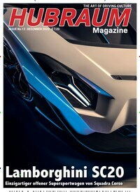 Titelbild der Ausgabe 12/2020 von Hubraum Magazine. Diese Zeitschrift und viele weitere Automagazine und Motorradzeitschriften als Abo oder epaper bei United Kiosk online kaufen.