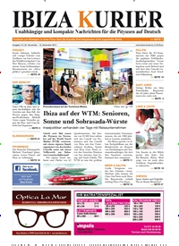 Titelbild der Ausgabe 10/2013 von Ibiza Kurier. Diese Zeitschrift und viele weitere Wirtschaftsmagazine und Politikmagazine als Abo oder epaper bei United Kiosk online kaufen.