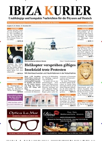 Titelbild der Ausgabe 21/2014 von Ibiza Kurier. Diese Zeitschrift und viele weitere Wirtschaftsmagazine und Politikmagazine als Abo oder epaper bei United Kiosk online kaufen.