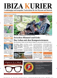 Titelbild der Ausgabe 24/2015 von Ibiza Kurier. Diese Zeitschrift und viele weitere Wirtschaftsmagazine und Politikmagazine als Abo oder epaper bei United Kiosk online kaufen.