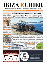 Titelbild der Ausgabe 27/2015 von Ibiza Kurier. Diese Zeitschrift und viele weitere Wirtschaftsmagazine und Politikmagazine als Abo oder epaper bei United Kiosk online kaufen.