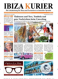 Titelbild der Ausgabe 29/2015 von Ibiza Kurier. Diese Zeitschrift und viele weitere Wirtschaftsmagazine und Politikmagazine als Abo oder epaper bei United Kiosk online kaufen.