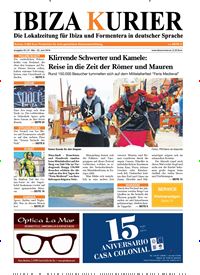 Titelbild der Ausgabe 40/2016 von Ibiza Kurier. Diese Zeitschrift und viele weitere Wirtschaftsmagazine und Politikmagazine als Abo oder epaper bei United Kiosk online kaufen.