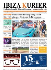 Titelbild der Ausgabe 41/2016 von Ibiza Kurier. Diese Zeitschrift und viele weitere Wirtschaftsmagazine und Politikmagazine als Abo oder epaper bei United Kiosk online kaufen.