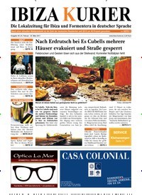 Titelbild der Ausgabe 49/2017 von Ibiza Kurier. Diese Zeitschrift und viele weitere Wirtschaftsmagazine und Politikmagazine als Abo oder epaper bei United Kiosk online kaufen.