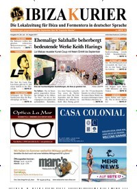 Titelbild der Ausgabe 54/2017 von Ibiza Kurier. Diese Zeitschrift und viele weitere Wirtschaftsmagazine und Politikmagazine als Abo oder epaper bei United Kiosk online kaufen.