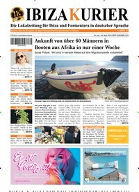 Titelbild der Ausgabe 75/2019 von Ibiza Kurier. Diese Zeitschrift und viele weitere Wirtschaftsmagazine und Politikmagazine als Abo oder epaper bei United Kiosk online kaufen.