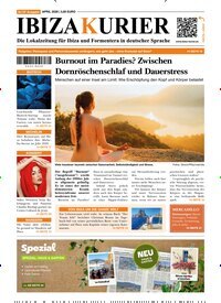 Titelbild der Ausgabe 137/2026 von Ibiza Kurier. Diese Zeitschrift und viele weitere Wirtschaftsmagazine und Politikmagazine als Abo oder epaper bei United Kiosk online kaufen.