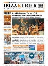 Titelbild der Ausgabe 138/2026 von Ibiza Kurier. Diese Zeitschrift und viele weitere Wirtschaftsmagazine und Politikmagazine als Abo oder epaper bei United Kiosk online kaufen.