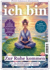 Titelbild der Ausgabe 3/2026 von ich bin. Diese Zeitschrift und viele weitere Frauenzeitschriften als Abo oder epaper bei United Kiosk online kaufen.