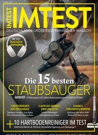 Titelbild der Ausgabe 3/2024 von IMTEST - Das Verbraucher Magazin. Diese Zeitschrift und viele weitere Wirtschaftsmagazine und Politikmagazine als Abo oder epaper bei United Kiosk online kaufen.