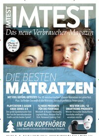 Titelbild der Ausgabe 9/2020 von IMTEST - Das Verbraucher Magazin. Diese Zeitschrift und viele weitere Wirtschaftsmagazine und Politikmagazine als Abo oder epaper bei United Kiosk online kaufen.