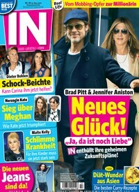 Titelbild der Ausgabe 14/2019 von IN - Leute, Lifestyle, Leben. Diese Zeitschrift und viele weitere Lifestylemagazine und Peoplemagazine als Abo oder epaper bei United Kiosk online kaufen.