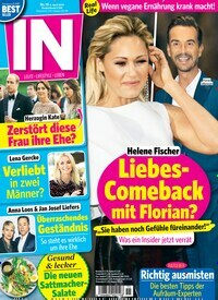 Titelbild der Ausgabe 15/2019 von IN - Leute, Lifestyle, Leben. Diese Zeitschrift und viele weitere Lifestylemagazine und Peoplemagazine als Abo oder epaper bei United Kiosk online kaufen.