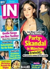 Titelbild der Ausgabe 16/2019 von IN - Leute, Lifestyle, Leben. Diese Zeitschrift und viele weitere Lifestylemagazine und Peoplemagazine als Abo oder epaper bei United Kiosk online kaufen.