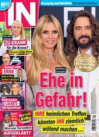 Titelbild der Ausgabe 21/2026 von IN - Leute, Lifestyle, Leben. Diese Zeitschrift und viele weitere Lifestylemagazine und Peoplemagazine als Abo oder epaper bei United Kiosk online kaufen.