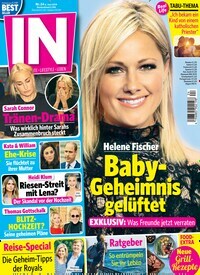 Titelbild der Ausgabe 24/2019 von IN - Leute, Lifestyle, Leben. Diese Zeitschrift und viele weitere Lifestylemagazine und Peoplemagazine als Abo oder epaper bei United Kiosk online kaufen.