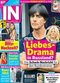 Titelbild der Ausgabe 26/2018 von IN - Leute, Lifestyle, Leben. Diese Zeitschrift und viele weitere Lifestylemagazine und Peoplemagazine als Abo oder epaper bei United Kiosk online kaufen.