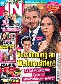 Titelbild der Ausgabe 27/2025 von IN - Leute, Lifestyle, Leben. Diese Zeitschrift und viele weitere Lifestylemagazine und Peoplemagazine als Abo oder epaper bei United Kiosk online kaufen.