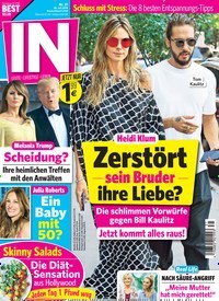 Titelbild der Ausgabe 31/2018 von IN - Leute, Lifestyle, Leben. Diese Zeitschrift und viele weitere Lifestylemagazine und Peoplemagazine als Abo oder epaper bei United Kiosk online kaufen.