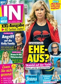 Titelbild der Ausgabe 34/2019 von IN - Leute, Lifestyle, Leben. Diese Zeitschrift und viele weitere Lifestylemagazine und Peoplemagazine als Abo oder epaper bei United Kiosk online kaufen.