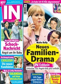 Titelbild der Ausgabe 43/2018 von IN - Leute, Lifestyle, Leben. Diese Zeitschrift und viele weitere Lifestylemagazine und Peoplemagazine als Abo oder epaper bei United Kiosk online kaufen.
