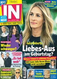 Titelbild der Ausgabe 45/2019 von IN - Leute, Lifestyle, Leben. Diese Zeitschrift und viele weitere Lifestylemagazine und Peoplemagazine als Abo oder epaper bei United Kiosk online kaufen.