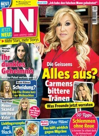 Titelbild der Ausgabe 49/2019 von IN - Leute, Lifestyle, Leben. Diese Zeitschrift und viele weitere Lifestylemagazine und Peoplemagazine als Abo oder epaper bei United Kiosk online kaufen.