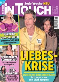 Titelbild der Ausgabe 18/2025 von In Touch. Diese Zeitschrift und viele weitere Lifestylemagazine und Peoplemagazine als Abo oder epaper bei United Kiosk online kaufen.