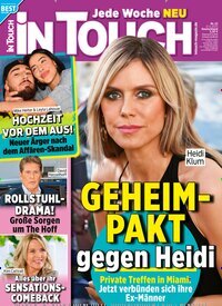 Titelbild der Ausgabe 22/2025 von In Touch. Diese Zeitschrift und viele weitere Lifestylemagazine und Peoplemagazine als Abo oder epaper bei United Kiosk online kaufen.