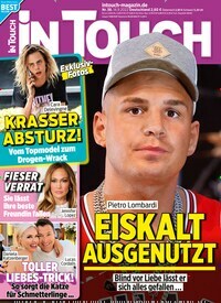 Titelbild der Ausgabe 38/2022 von In Touch. Diese Zeitschrift und viele weitere Lifestylemagazine und Peoplemagazine als Abo oder epaper bei United Kiosk online kaufen.