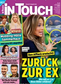 Titelbild der Ausgabe 40/2023 von In Touch. Diese Zeitschrift und viele weitere Lifestylemagazine und Peoplemagazine als Abo oder epaper bei United Kiosk online kaufen.