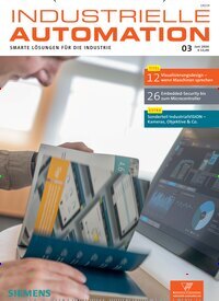 Titelbild der Ausgabe 3/2026 von Industrielle Automation. Diese Zeitschrift und viele weitere Industriemagazine und Handwerkmagazine als Abo oder epaper bei United Kiosk online kaufen.