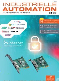 Titelbild der Ausgabe 4/2026 von Industrielle Automation. Diese Zeitschrift und viele weitere Industriemagazine und Handwerkmagazine als Abo oder epaper bei United Kiosk online kaufen.