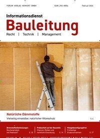 Titelbild der Ausgabe 1/2026 von Informationsdienst Bauleitung. Diese Zeitschrift und viele weitere Architekturzeitschriften und Bauzeitschriften als Abo oder epaper bei United Kiosk online kaufen.