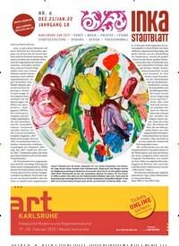 Titelbild der Ausgabe 6/2021 von INKA StadtBlatt. Diese Zeitschrift und viele weitere Lifestylemagazine und Peoplemagazine als Abo oder epaper bei United Kiosk online kaufen.