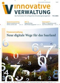 Titelbild der Ausgabe 7/2025 von Innovative Verwaltung. Diese Zeitschrift und viele weitere Jurazeitschriften und Zeitschriften für Verwaltung als Abo oder epaper bei United Kiosk online kaufen.
