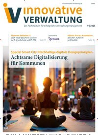 Titelbild der Ausgabe 9/2025 von Innovative Verwaltung. Diese Zeitschrift und viele weitere Jurazeitschriften und Zeitschriften für Verwaltung als Abo oder epaper bei United Kiosk online kaufen.