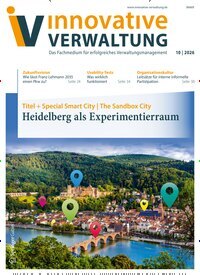 Titelbild der Ausgabe 10/2026 von Innovative Verwaltung. Diese Zeitschrift und viele weitere Jurazeitschriften und Zeitschriften für Verwaltung als Abo oder epaper bei United Kiosk online kaufen.
