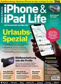 Titelbild der Ausgabe 3/2019 von iPhone & iPad Life. Diese Zeitschrift und viele weitere Computerzeitschriften, Tabletmagazine und Smartphonemagazine als Abo oder epaper bei United Kiosk online kaufen.