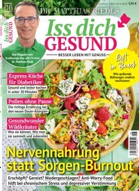Titelbild der Ausgabe 6/2026 von Iss dich gesund. Diese Zeitschrift und viele weitere Kochzeitschriften und Backzeitschriften als Abo oder epaper bei United Kiosk online kaufen.
